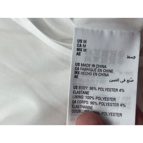 Bar III Women's Crepe Double-Layer Sleeveless Jumpsuit, Black (off white), M - Picture 7 of 14